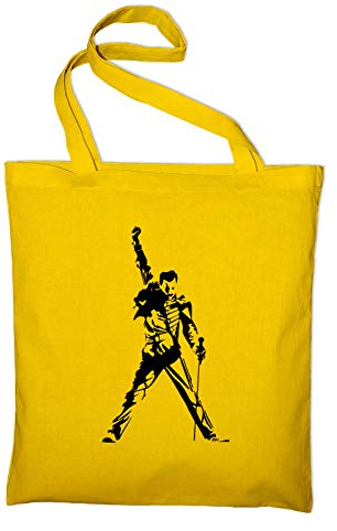 STYLETEX23 Freddie Fan Jutebeutel Shopping Bag, gelb