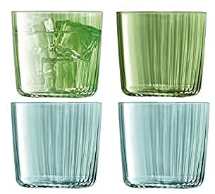 LSA Gems Becher, Glas, Grün, 8 cm, 4