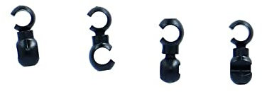 XLC Winora Kabelclip BR-X104, rotierbar 4er Set