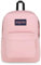 JanSport SuperBreak Rucksack - Schulrucksack Reise oder Arbeit Büchertasche mit Wasserflasche Tasche Misty Rose