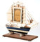 KPH Metall Rahmen Schiff Bilderrahmen Nostalgie 29 cm maritim Segelschiff