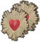 INFUNLY 3pcs Sequins Heart Patches Large Heart Iron On Patches Heart Applique Patches for Clothes for Clothes Jacket Bag Caps Arts Craft