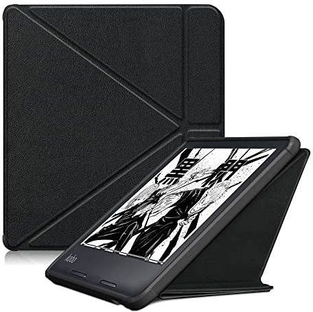 Kepuch Custer Coque pour Kobo Sage,PU-Cuir Étui Housse pour Kobo Sage - Noir