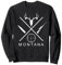 Elch Jäger Gewehr Jagdbekleidung - Montana Elch Jagd Sweatshirt