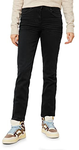 Cecil Damen Jeans Hose Toronto Stretchdenim Black