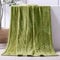 Whale Flotilla Flannel Fleece Throw Blanket for Sofa, 130x150 CM Soft Fluffy Velvet Sofa Blanket with Decorative Vintage Pattern for All Season, Warm and Lightweight, Olive Green