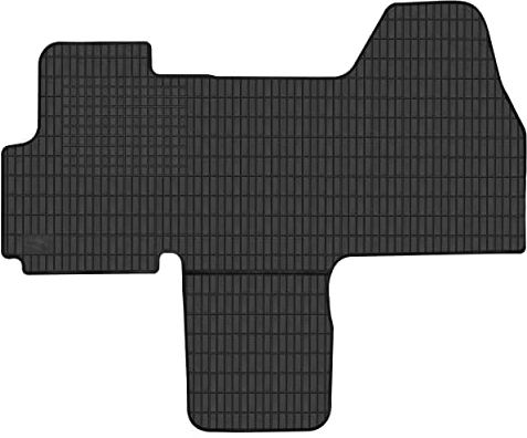 Bär-AfC FI06177nWB Gummimatten Auto Fußmatten Schwarz, Erhöhter Rand, Set 1-teilig, Passgenau für FIAT Ducato Typ 250 Baujahr 2006-2014