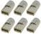 eMagTech 6PCS G9 Lamp Holders Keyless Ceramic Halogen Socket with Back Cover for G9 Light Bulb Ceramic Lamp Bases Connector Socket Light Fitting Parts
