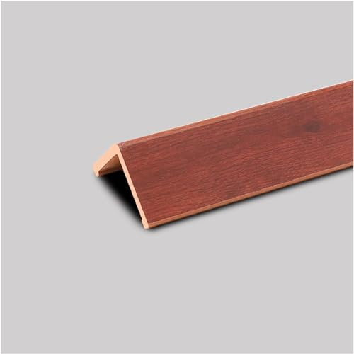 NOKTAI Bodenübergangsstreifen für Tür, Küche, Schlafzimmer, Wand-Eckschutz, selbstklebend, WPC-Wandkanten-Zierstreifen/Sicherheitsstreifen für Wohnzimmer/Fenster/Tür, 5 cm breit (Farbe: F