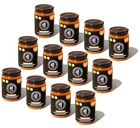 Löwenanteil - 100% Bio-Eintopf AFRICAN BOWL - 12x 570g Glas - Proteinreiches Bio-Fertiggericht mit veganen Hühnchen in Kokosmilch - Ohne Zuckerzusatz & Glutenfrei