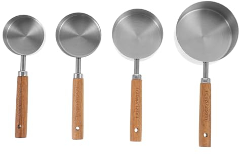 NAMOARLY Measuring Cups Spoons Set Baking Measuring Cup Stainless Steel Measurer for Cooking Tea