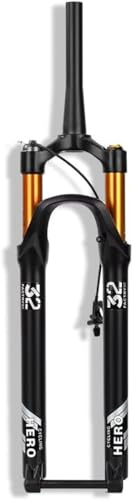 27,5 29 Pollici MTB Forcella Boost ASSE Passante 15x110 mm Tubo Dritto/Conico Forcella a Sospensione pneumatica Forcella Anteriore con Blocco remoto da Viaggio da 100 mm, Tubo Conico, 29 pol