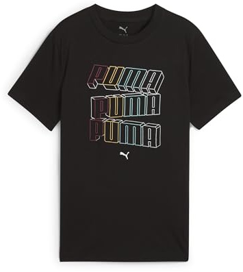 Puma Jungen ESS Logo Lab Hog Tee B T-Shirts (1er Pack)