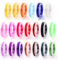 Eiflayn Fili Per Braccialetti,20 Rotoli 10m*0,8mm Colorato Cordino Elastico,Cordoncino Per Braccialetti,Filo Perline Elastico Per Bracciali,Collane, Portachiavi,Decorazioni(20 Colori)