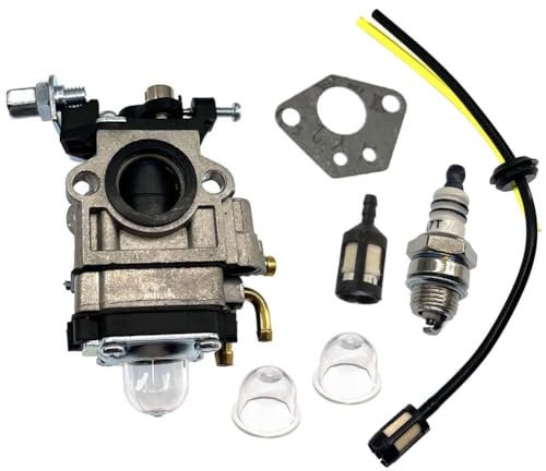 AM Carburettor Assembly for Hyundai HYMT5080 HYMT5200 52cc Petrol Multi Tool kit Fuel Line Filter Spark Plug
