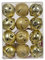 Kaemingk Glöckchen Metall 3cm 12er Set - Weihnachtsglöckchen Baumschmuck Anhänger - Metallglöckchen Weihnachtsanhänger Weihnachtsdeko Christbaumschmuck - Gold