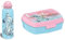 Genérico Set de Fiambrera/Sandwichera Stitch + Botella Aluminio 500 ml - Set para el almuerzo compatible con Disney Stitch (Azul)