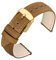 ANNEFIT Uhrenarmband 20mm für Herren Damen, Lederarmband Vintage mit Gold Schnalle, Schnellverschluss Ersatzarmband (Hellbraun)