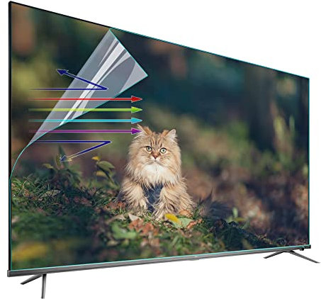 SBJKLYRN Protective film for TV, TV screen protector TV Screen Protector from 50 inch AntiBlueLight Film,Protect Your Eyes,Matte AntiGlare Film(50in 1095x616mm)