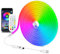 AIMENGTE Neon LED Strip, 3M 5V RGB Flexible Neon LED Streifen, mit Musiksynchronisation, Timing, Timerspeicher, dynamischer Modus, für DIY-Formen Spiel Dekoration