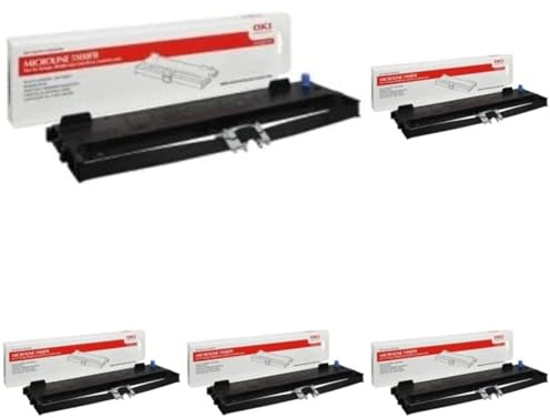 OKI 43821103 ML 5100 Farbband 2.000.000 Zeichen, schwarz (Packung mit 5)