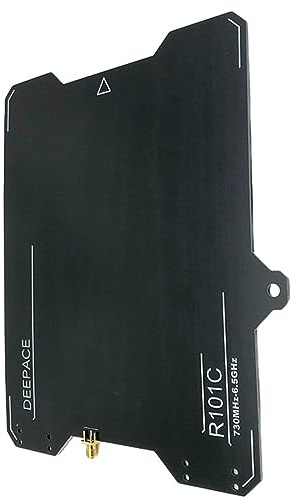 Eighosee Ersatzteile 1 Stück Antenne Hochbeständig R101C 730 MHz-6,5 GHz 7DBi Ads-B UWB-Antenne Breitband-Richtantenne 23 X 22,5 cm Schwarz