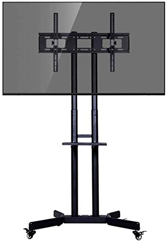 Freistehender TV-Regalwagen für 32-60 Zoll Plasma/LCD/LED/OLED-Fernseher Rollständer für Hotels, Bars, Fitnessstudios – voll bewegliche verstellbare Möbel