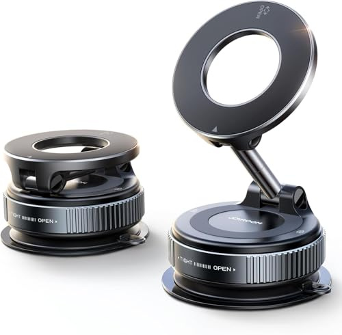 Genérico Soporte Magnetico Movil Coche【 90+LBS Potente Ventosa + 24xN55 Super imanes 】 Soporte Teléfono Coche Universal, 360° Rotación Compatibles con i-Phone 17-12 Pro MAX Android Accesorios Coche6