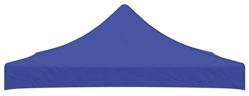 Partyzelt Dach 3x3m blau Rasengarten Model44984