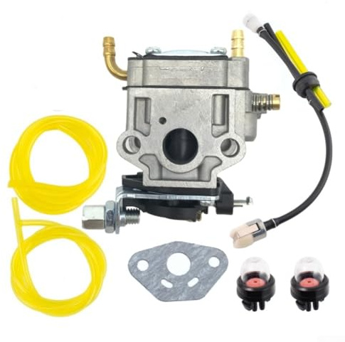 Niceminiwall PRB26 Vergaser-Kit für Laubbläser Zubehör - Kompatibel mit EB770RT, EB770, PB-770H, PB-770T, A021003942, A021003941 - Metall & für Pla