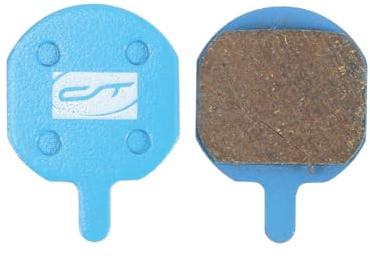 CONTEC Fahrrad-Scheibenbremsbelag DiscStop+ CBP-240, organischer Bremsbelag, Beste Verzögerung, minimaler Verschleiß, Allwettereinsatz, blau, Paar