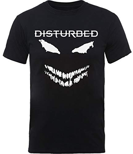 Rocks-Off Herren Disturbed Scary Face Candle T-Shirt (1er Pack)