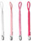 CULASIGN 4Pcs Schnullerkette Baumwolle Schnullerband Baby Schnullerketten Clips für Neugeboren Mädchen und Jungs (LA13)