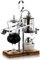 Belgische Belgien Royal Family Balance Siphon Siphon Kaffeemaschine mit T-Griff, silberfarben, 1 Set