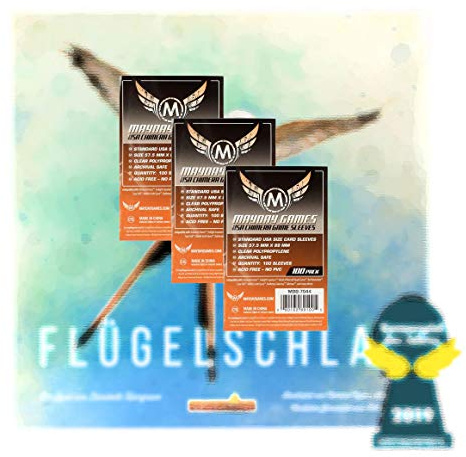 MayDay Standard Card Game Sleeves - Kartenschutzhüllen 7044 Vorteilspack für Flügelschlag Wingspan