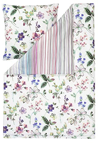 ESTELLA Mako-Satin Bettwäsche Lily Multicolor