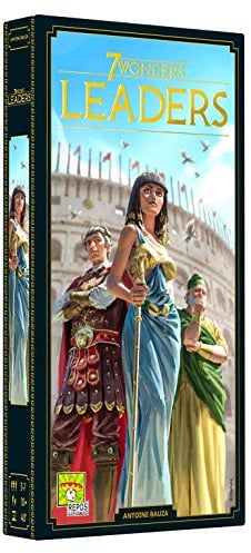 Asmodee 7 Wonders – Leaders, Erweiterung, Kennerspiel, Strategiespiel, 3-7 Spieler, ab 10+ Jahren, 30 Minuten, Deutsch