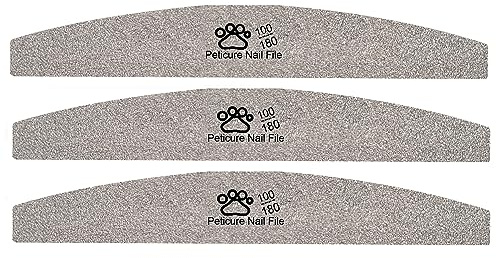3x Dog Pet Peticure nail file. 100/180 keep dogs nails smoothe from scratching and plucking