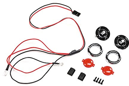 LOSI Front LED Headlight Set, Grave Digger: LMT