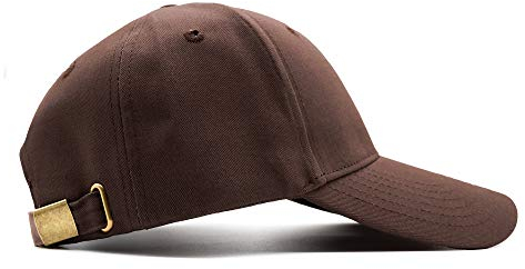 Ruyosn Kappe Herren Basecap Damen Verstellbar Cappy Waschbar Klassische Baseball Cap Unisex Sonnenschutz Baseballkappe Baumwolle Mütze Atmungsaktiv für Sport Wandern Ausflug Dunkelbraun