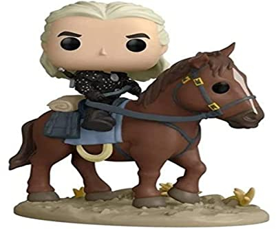Funko Pop Rides n° 108 Figurines de Geralt et Roach, The Witcher de Netflix (exclusivité Walmart)