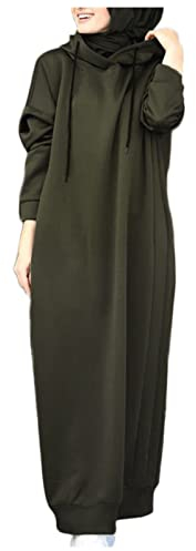 CHENSIYU Gebetskleidung für Frauen, Elegant Abendkleid Maxikleider Kleider Ohne Hijab Jilbab Kleid Muslimische Oversize Ramadan Robe Islamische Kleidung Abaya Muslim