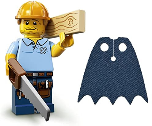 Lego Series 13 Minifigures - Carpenter Minifig with Saw and 2x4 (71008)