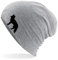 Huuraa Mütze Fuchs Silhouette Geschenk Heather Grey Fuchs Accessoire
