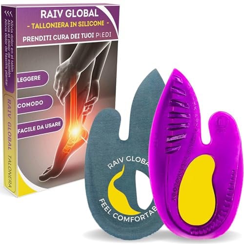 Talonnette Epine Calcaneenne Antichoc Amortissante - Talonnette Silicone per Épine Calcanéenne - Talonnette Gel Orthopédiques per Tendinite Tendon d'Achille - Semelle Talon Douleur (Taille M (39-43))