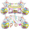 Disco Party Dekorationen,10 PCS 90er Jahre 80er Disco Retro Thema Helium Ballons,Mehrfarbige Roller Skate Radio Star Folie Ballons Für Disco 90er 80er Jahre Hip Hop Thema Geburtstag Jubiläum Party