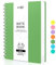 RETTACY A5 Notizblock, Notizbuch, Spiralgebundene Notizbücher, 300 Blatt/150 Seiten Zum Schreiben, 100 G/m² College-liniertes Papier, PVC-Hardcover, 14,5 X 21 Cm – Grün
