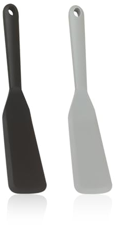 Spatule en silicone pour rôtir la viande et l'omelette - Outil de cuisine résistant à la chaleur, anti-adhésif pour cuisson
