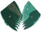 Raccoglitore di foglie da giardino, 2 pezzi, 33,4 x 25,9 cm, in plastica, con manici, pala per foglie, rastrello da giardino riutilizzabile per foglie rifiuti