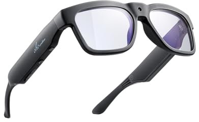OhO Smart Glasses,64G Camera & Bluetooth Glasses with Open Ear Speaker Headset Headphone, Indoor&Outdoor Sports,UV400 Protection,For Men Women